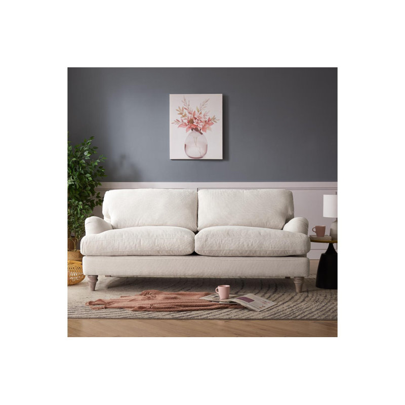 Dustin Sofa, 3, Navy Velvet, Velvet