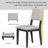 Leonete 6 - Person Solid Wood Top Double Pedestal Base Dining Set-253048534