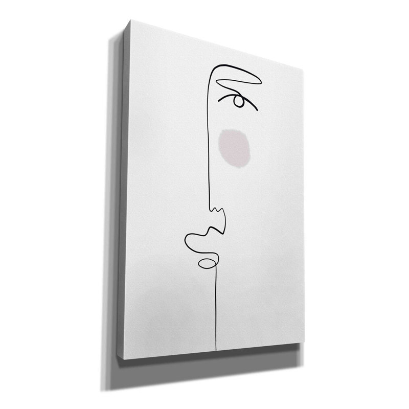 «Face 1» par Design Fabrikken, estampe numérique sur toile, H 60 po x l 40 po x P 1,5 po