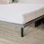 Grand matelas en mousse à mémoire de forme 8 pouces Omne Sleep en blanc / bleu clair