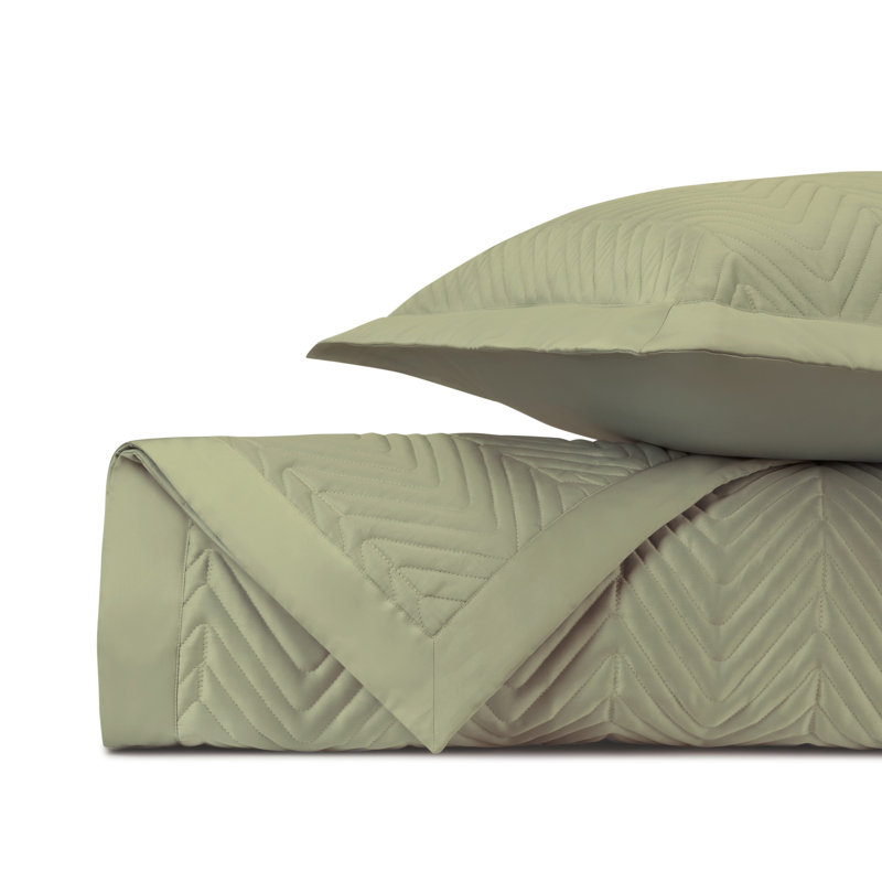 Charleston Egyptian Certified Cotton Quilt, King Quilt, Piana