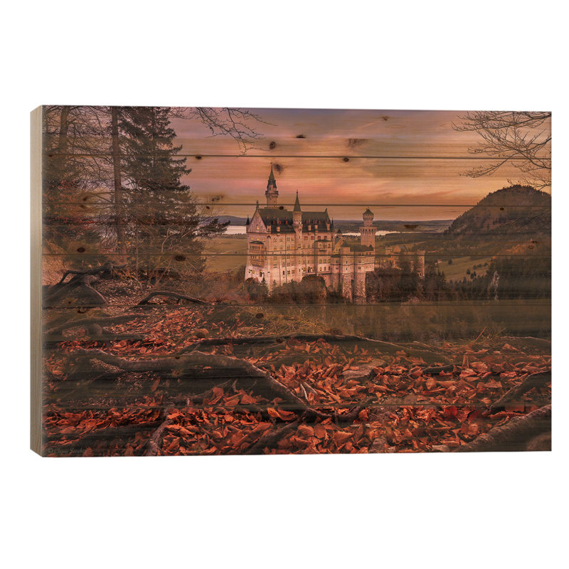 Rêves de fantaisie (château de Neuschwanstein, Allemagne), H 18 po x l 26 po x P 1,5 po