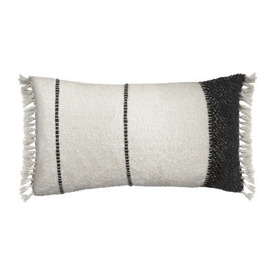 Wool Blend Lumbar Rectangular Pillow Cover & Insert