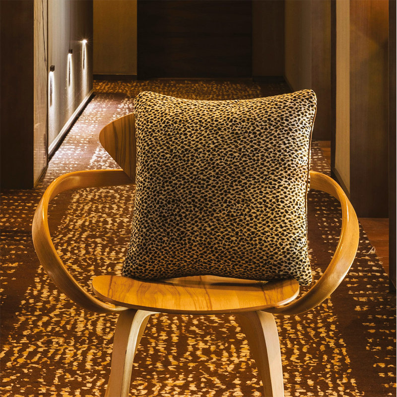 ZENAIDE Velvet Pillow Cover & Insert, Tan, Rectangle 13"H x 22"W