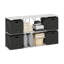 Besi 119.99cm W Metal Shelving Unit-113644974