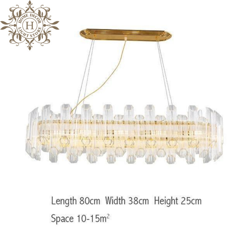 Ramsey 10 - Light Crystal Chandelier