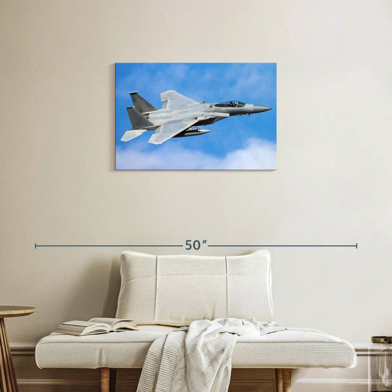 Avion militaire Mait F-15, H 20 po x l 30 po
