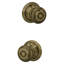 Georgian Passage Knob Hall and Closet Lock-22335227