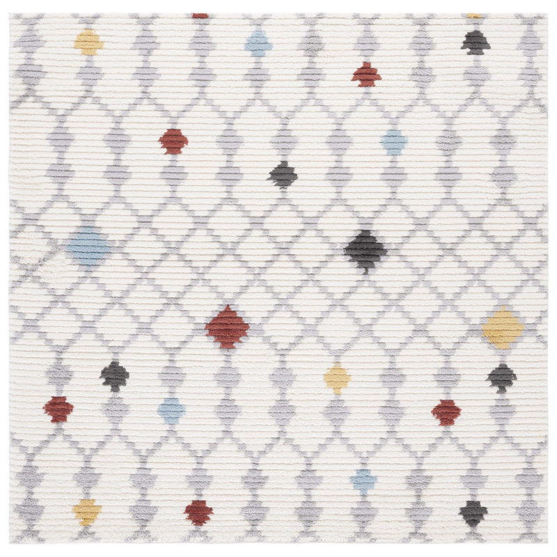 Khalyn Performance Southwestern Rug, Square 6'7"