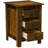 Fireside Lodge Barnwood Three Drawer Nightstand-14234133