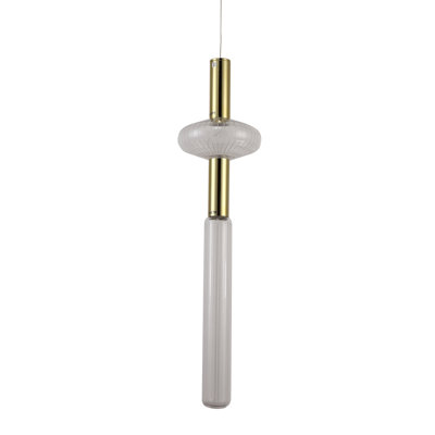 Luminaire suspendu en verre 1 lumière Transitional