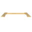 EVENING DRESS I 10" C TO C APPLIANCE PULL; DECORATED WITH SWAROVSKI® LT COLORADO TOPAZ; MUSEUM GOLD FINISH