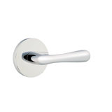 Basel Round Passage (Hall & Closet) Door Lever with Round Rosette