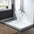60" W x 34" D Solid Surface Single Threshold Shower Pan Base with Drain Assembly & Drain Cover Included, Non-Slip-36500005-65273739