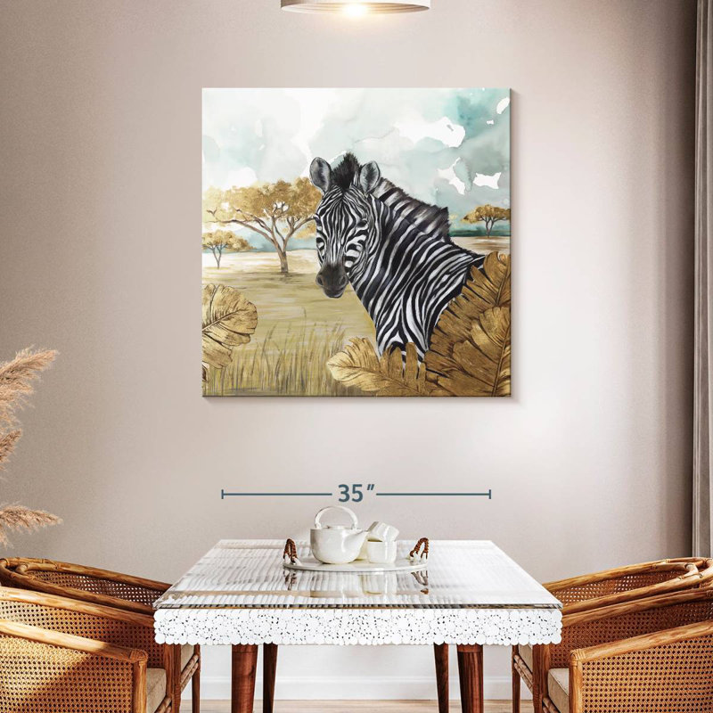 Crowle Zebras, 39" H x 39" W