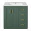 Meuble-lavabo 30 po avec lavabo en céramique