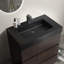 Meuble-lavabo autoportant avec rangement pour salle de bain moderne 30 po avec lavabo une pièce sans évier ni robinet Alice