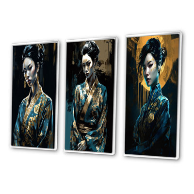 " Japanse Female Model " 3 - Pieces