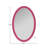 Varsha Oval Glossy Hot Pink Mirror-348517963