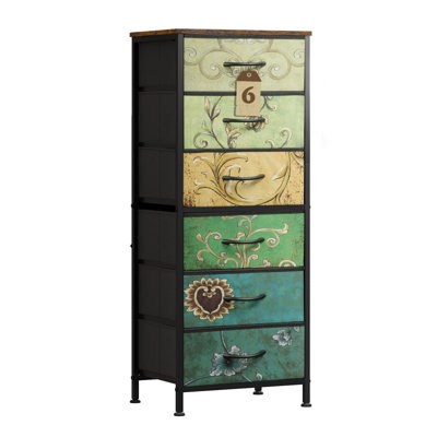 40 cm W Chest of 6 Drawers