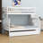 Solid Twin Over Full Wood Stairway Bunk Bed Frame With Trundle And Storage-438189666