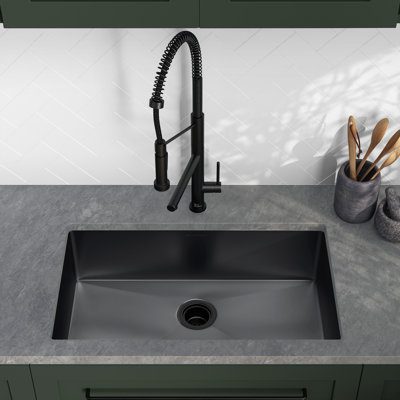 Rivage 30 x 18 Stainless Steel, Single Basin, Undermount Kitchen Sink