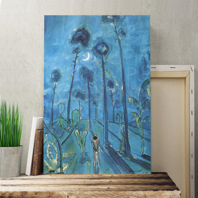 Lunar Landscape by Walter Gramatte - Wrapped Canvas