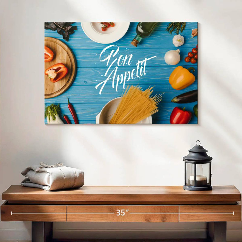 Bon Appetit Ingredients, 16" H x 24" W