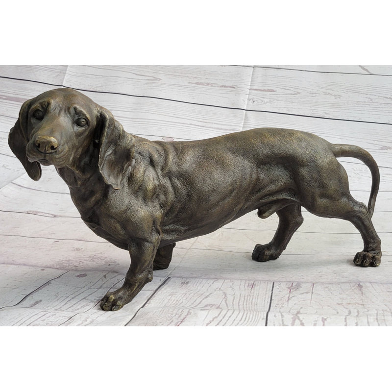 Figurine sculpture teckel Weiner