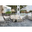 Elementi Home Colorado 40" Square Concrete Coffee Table for Indoor and Outdoor Use-88957413-123522118