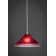 Stem Hung Mini Pendant With 12" Raspberry Crystal Glass