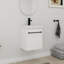 Meuble-lavabo simple 18 po avec plateau en céramique-115143618