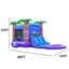 Glissoire d'eau HeroKiddo Enchanted Forest de qualité commerciale (avec ventilateur et piscine)