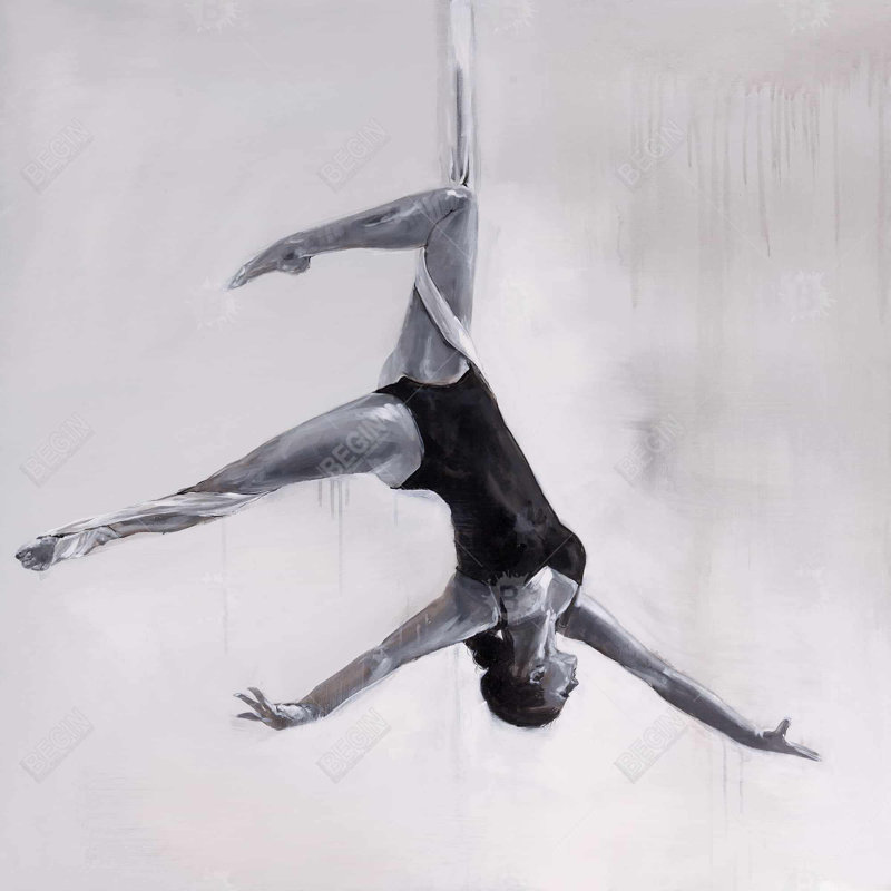 " Dancer On Aerial Silks "