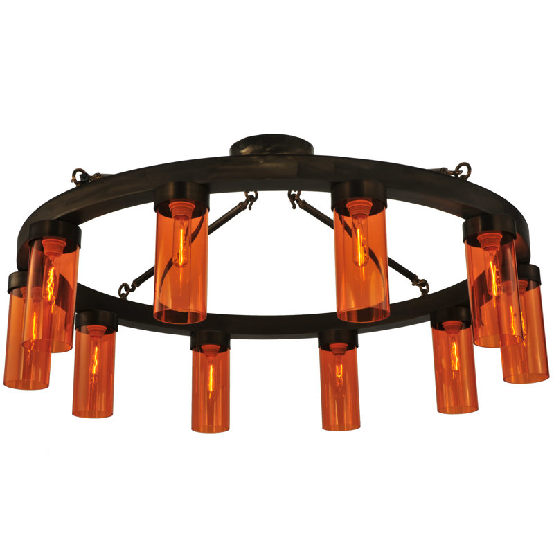 Clark 10 - Light Semi Flush Mount