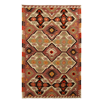 Hand Knotted Wool Area Rug