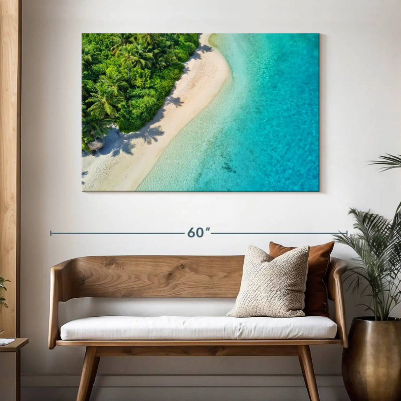 Île d'été Gillard Maldives, H 32 po x l 48 po