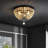 Aaryona Solid Wood Flush Mount
