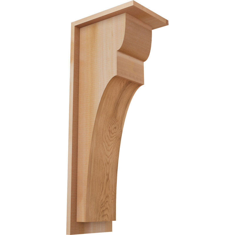 Yorkshire Yorktown avec plaque arrière, H 26 po x l 7,5 po x P 10 po, Cèdre rouge, Lisse