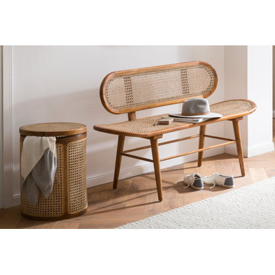 Alvana Rattan Bench
