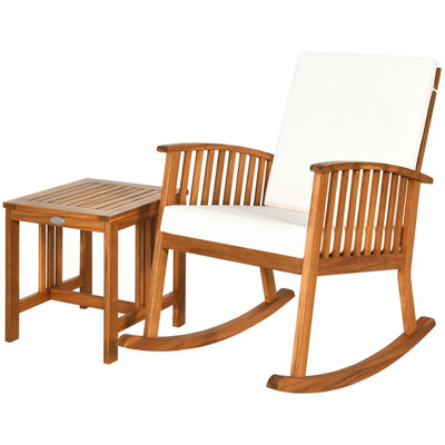 Chaise berçante avec coussins Clearbrook