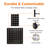 6 Cube Grid Stackable Storage Rack, Stacks Vertically And/Or Horizontally, Black