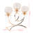 Crystal Three-head Candlestick Candelabra Holiday Decorations For Weddings and Banquets