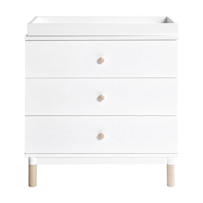 Gelato 3 Drawer Changer Dresser, White