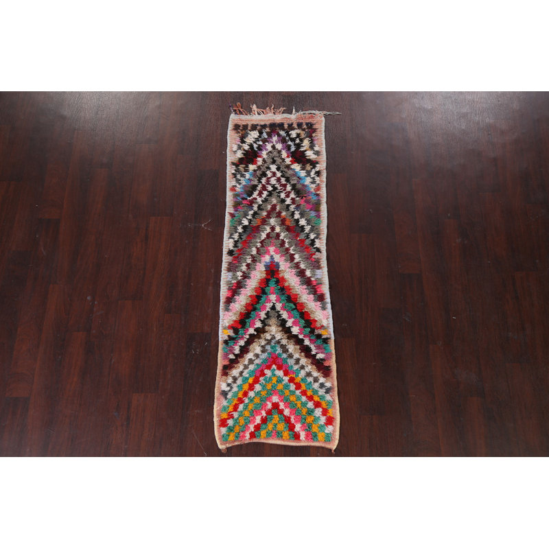 One-of-a-Kind 1'11" X 6'4" Runner Wool Area Rug in Multicolor