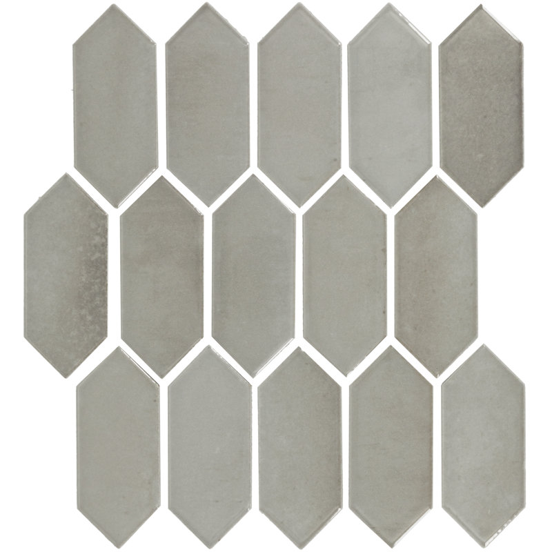 Mosaïque murale en céramique 2 "x 5" Daltile Miramo (12 pièces par carton) (8,76 pieds carrés par carton), Huître