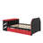 Full Size Wood Daybed With Trundle,Desk And USB-756361865
