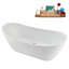 Baignoire autoportante 69 "avec drain interne Streamline-102287779