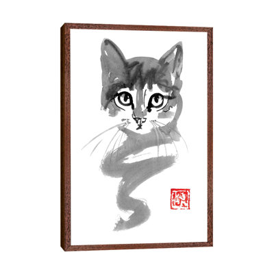 Cute Cat Line by Péchane - Painting on Canvas