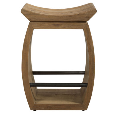Shisler Solid Wood Counter Stool